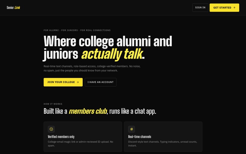 SeniorLink — live site